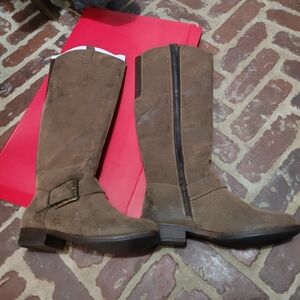Women's size 7.5 M Kelly and katie  brown boots.  New in box never worn.